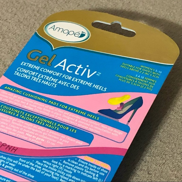 NEW Amopé Gel Activ Extreme Heels Insoles, 1 pair 🛍 Bundle Me! - Picture 2 of 9